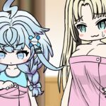 バスタオルが何度巻いても落ちてしまうすうちゃん【虎金妃笑虎/水宮枢/ホロライブ切り抜き】