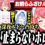 深夜のルドー凸待ちでホロメンに煽られ続けるみこち【さくらみこ/大空スバル/白上フブキ/森カリオペ/星街すいせい/鷹嶺ルイ/水宮枢/ホロライブ切り抜き】